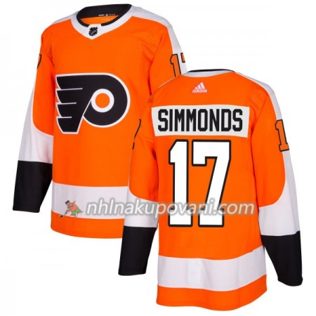 Philadelphia Flyers Dresy Wayne Simmonds 17 Adidas 2017-2018 Oranžová Authentic - Pánské Philadelphia Flyers Dresy Wayne Simmonds 17 Adidas 2017-2018 Oranžová Authentic - Pánské